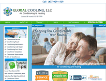 Tablet Screenshot of globalcoolingair.com